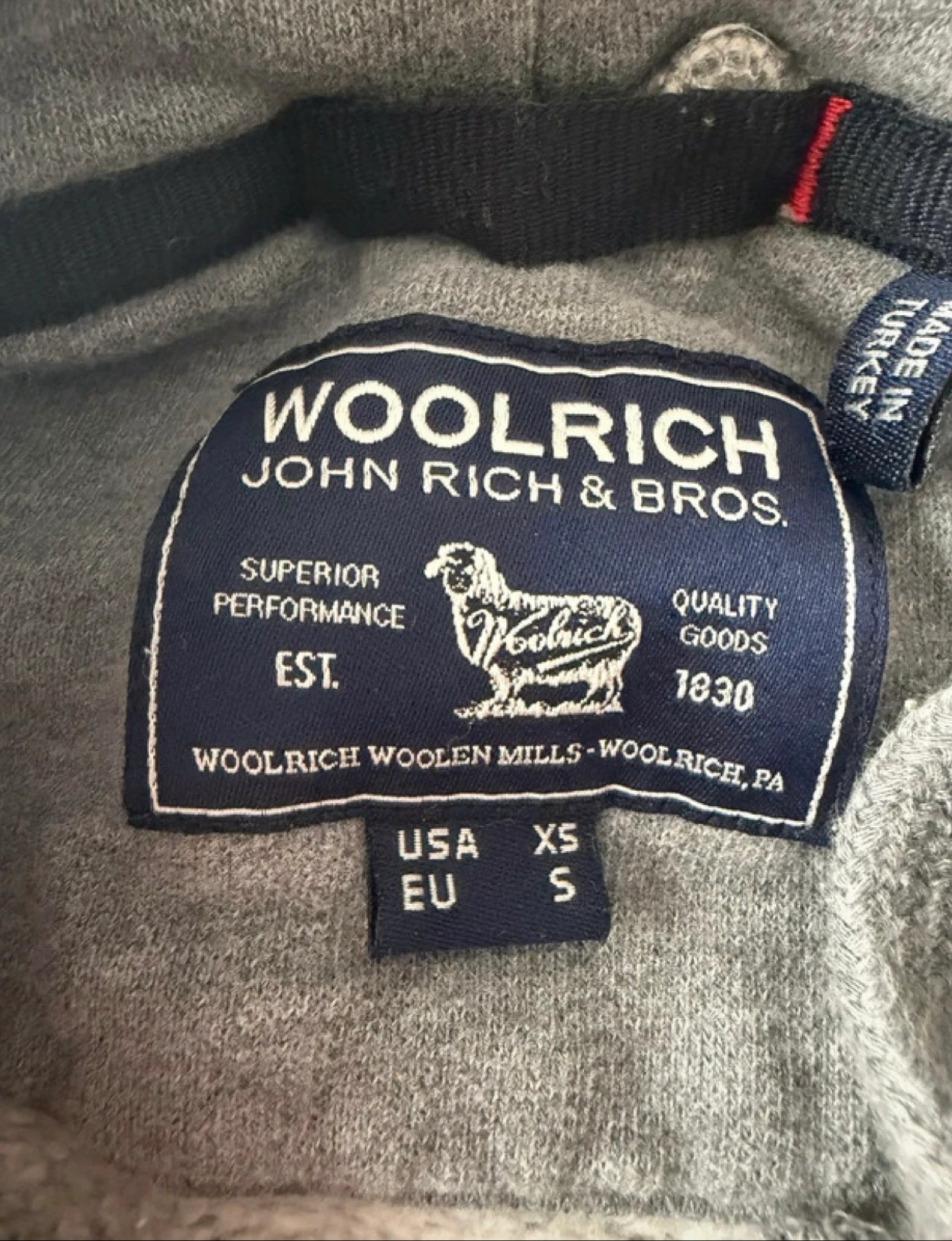 Woolrich hoodietrui maat s – photo 5